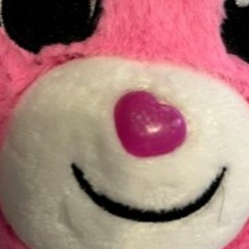 2021 Care Bears PINK CHEER BEAR Rainbow 13" Plush Stuffed Animal Basic Fun! - Picture 4 of 5